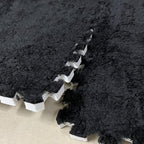 Smabee Interlocking Carpet Shaggy Soft EVA Foam Mats Fluffy Area Rugs - Image 6