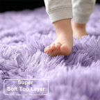 Amdrebio Light Purple Large Round Rugs 8Ft - Image 4