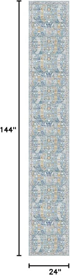Madane Hallway Runner Rug 2x12, Extra Long Washable Runner Rugs - Image 2