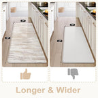 KIMODE Anti Fatigue Mats for Kitchen Floor, Farmhouse Kitchen Runner Rugs - Image 2