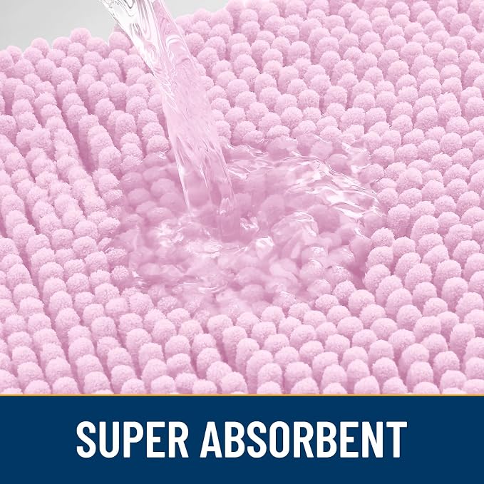 Smiry Dog Door Mat for Muddy Paws 47x24, Absorbent Dirt Trapper, Non-Slip - Image 4