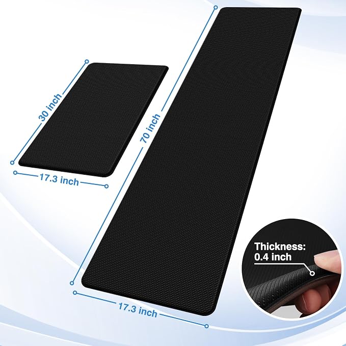 StepRite Kitchen Mats, Cushioned Anti Fatigue Kitchen Mats - Image 2