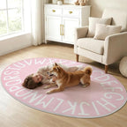 Topotdor Oval Kids Play Rug Alphabet Nursery Area Rug Extra Large Soft Crawling - Image 8