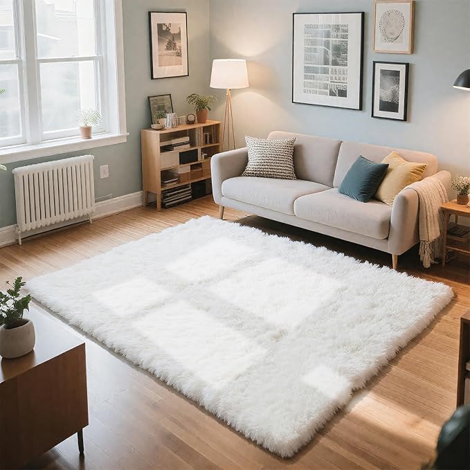 yongyangjuxin Fluffy Rug Shag Area Rug, Large Shag Area Rugs - Image 2