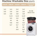 BESTSWEETIE Area Rug 2x10 Rug Machine Washable Non-Slip Low Pile Print Pattern - Image 6