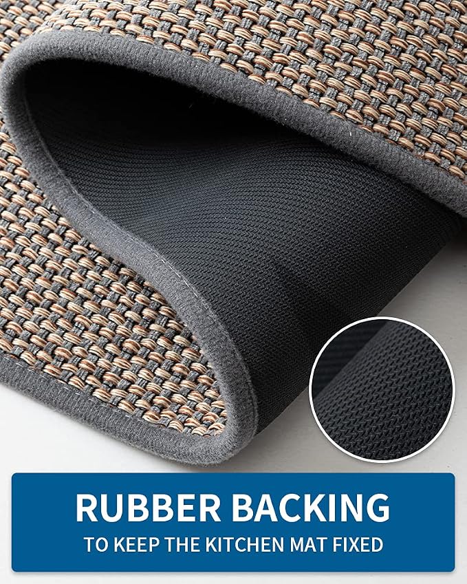 MontVoo Kitchen Rugs and Mats Non Skid Washable, Absorbent Runner Rugs - Image 5