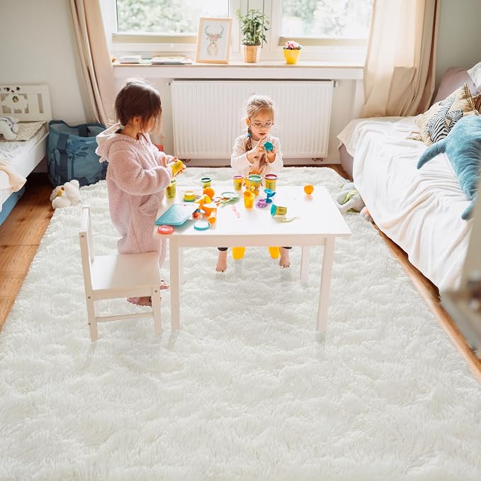 BENRON Soft Area Rugs for Living Room Bedroom Washable, Fluffy Rugs for Kids - Image 2