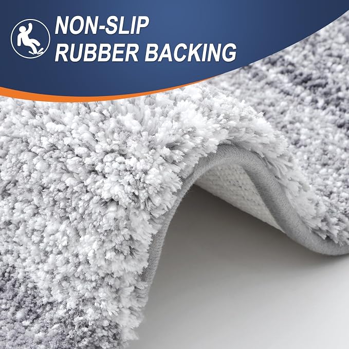 OLANLY Large Bathroom Rugs Mat 50x30, Extra Soft Absorbent Microfiber Bath Rugs - Image 5