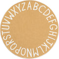 Topotdor Round Kids Play Rug Alphabet Nursery Area Rug Extra Large Soft by Topotdor