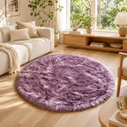 EasyJoy Faux Sheepskin Rug, Fluffy Faux Fur Rug, Ultra Soft Shag Area Rug by EasyJoy