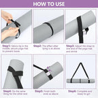 Yoga Mat Carrier Strap, Adjustable Thick Straps Sling - Image 7
