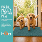 Dog Rugs for Muddy Paws 34x21 | Cleaner Mud Free Floors | Muddy Dogs Mats for - Image 2