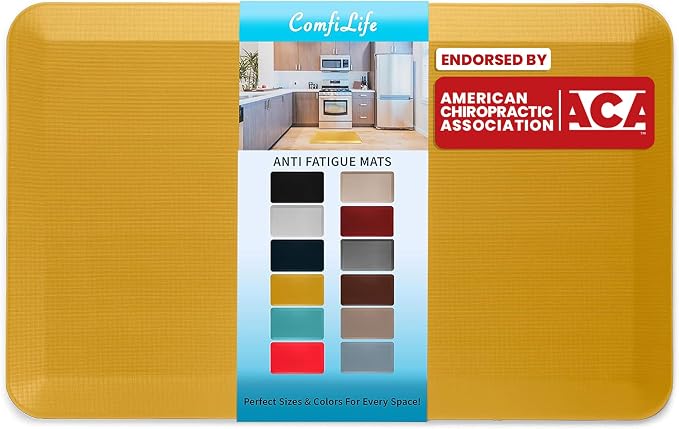 ComfiLife Anti Fatigue Floor Mat – 3/4 Inch Thick Kitchen Mats by ComfiLife