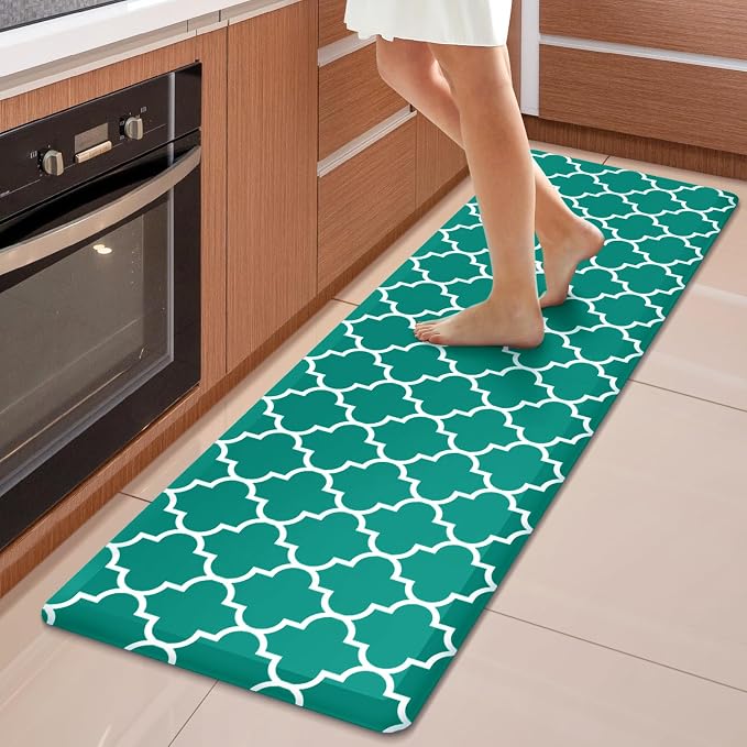 WISELIFE Kitchen Mat Cushioned Anti-Fatigue Kitchen Rug, 17.3"x 60", Non Slip by WiseLife