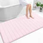 OLANLY Memory Foam Bath Mat 59x35, Super Soft Absorbent Bathroom Rugs, Quick Dry by OLANLY