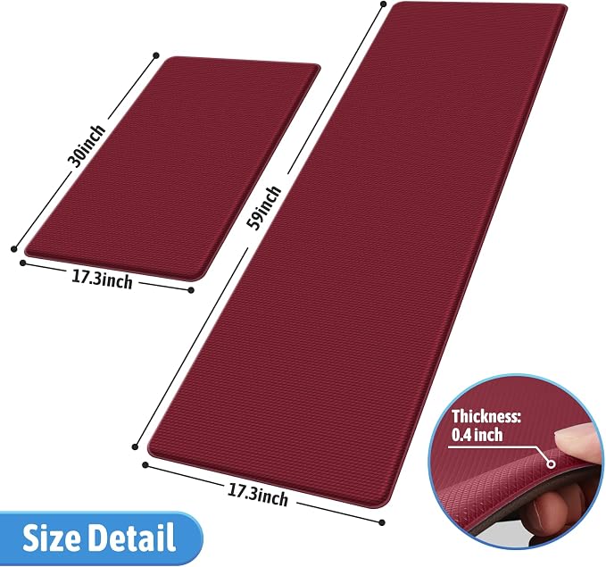 StepLively Kitchen Mat, Cushioned Kitchen Mats - Image 2