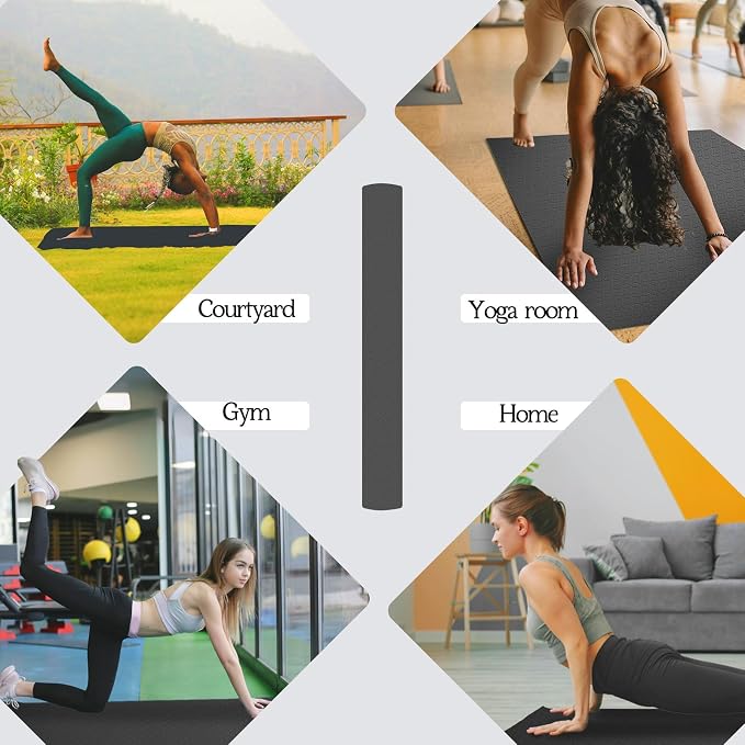 VTORY Extra Large Yoga Mat Thick Exercise Mat - Image 9