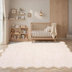 GarveeHome Scalloped Washable Rugs 5x7 Rug - Image 2