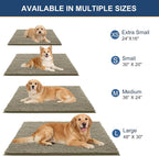 OLANLY Dog Door Mat for Muddy Paws 36x24, Ultra Absorbent Chenille Mud Doormat - Image 2