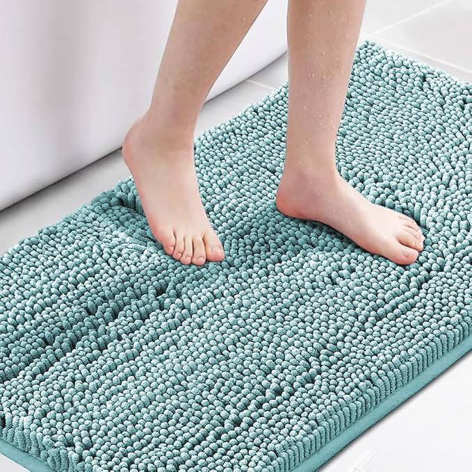 H.VERSAILTEX Microfiber Bath Rugs Chenille Floor Mat Ultra Soft Washable by HVERSAILTEX