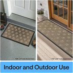 GORILLA GRIP 100% Waterproof All-Season WeatherMAX Doormat 35x23, US Designed - Image 9