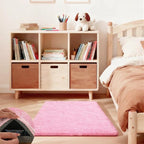 Pink Rug for Bedroom, 2x3 Fluffy Area Rugs for Living Room, Small Fuzzy Shag by Unknown