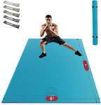 HAPBEAR Large Exercise Mat-7'x5'/6'x8'/6'x9'/6'x10'/6'x12'x8mm, Ultra Durable by HAPBEARFitness