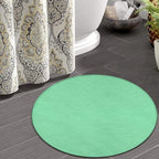 Home Decor Non Slip Kitchen Office Circle Rug, Machine Washable Modern Round - Image 4