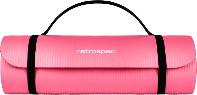 Retrospec Solana Yoga Mat 1" Thick w/Nylon Strap - Image 4