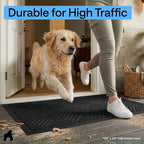 GORILLA GRIP 100% Waterproof All-Season WeatherMAX Doormat US Designed Natural - Image 7