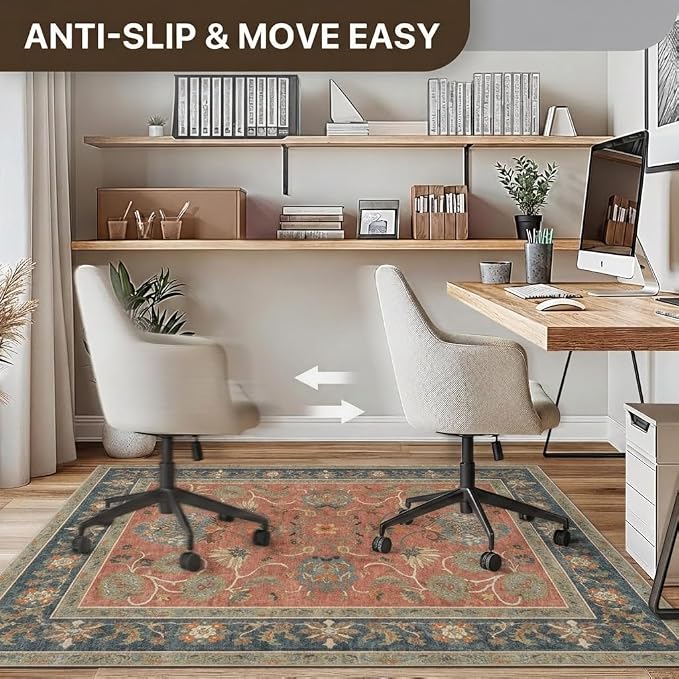 48"x72" Office Chair Mat for Hardwood Tile Floor, Under Desk Carpet Protector - Image 4