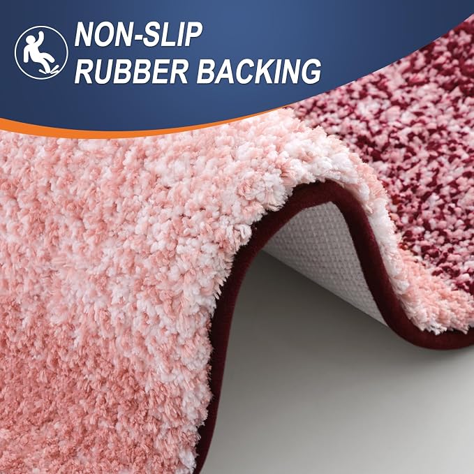 OLANLY Large Bathroom Rugs Mat 54x24, Extra Soft Absorbent Microfiber Bath Rugs - Image 4