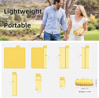 ZAZE Extra Large Picnic Blankets, Camping on Grass - Image 5