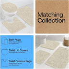 GORILLA GRIP Bath Rug Mat 48x24, Thick Absorbent Chenille, Quick Dry Microfiber - Image 8