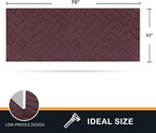 PURRUGS Dirt Trapping Door Mat 32" x 70", Non-Slip Machine Washable Entry Rug - Image 2