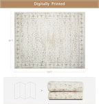 Srugn Washable Rugs 8x10 Area Rugs - Image 2