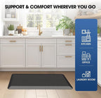 Mattitude Kitchen Mat Cushioned Anti-Fatigue Floor Mat Water Resistant Non-Slip - Image 7