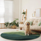 6ft Round Rugs for Living Room, Soft Washable Non-Slip Large Circle Rug - Image 7