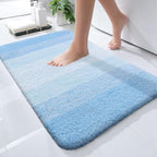 OLANLY Small Bathroom Rugs Mat 24x16, Extra Soft Absorbent Microfiber Bath Rugs by OLANLY