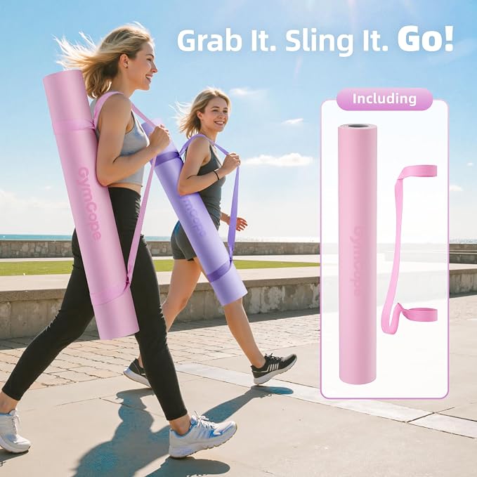 Extra Large Yoga Mat – 72"x48" or 78"x57", 1/4"–1/2" Thick Mat - Image 8