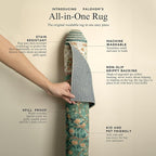 Washable Area Rugs for Living Room: 6x9 Bedroom Rug Stain Resistant Non Slip - Image 4