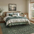 Rugxara 5x7 Area Rugs for Living Room Bedroom, Washable Rug, Non Slip & Low - Image 5