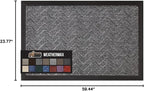 GORILLA GRIP 100% Waterproof All-Season WeatherMAX Doormat, US Designed Natural - Image 2