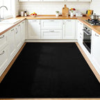 Vasofe Black Area Rugs for Living Room Bedroom, 4x6 Modern Thickened - Image 4