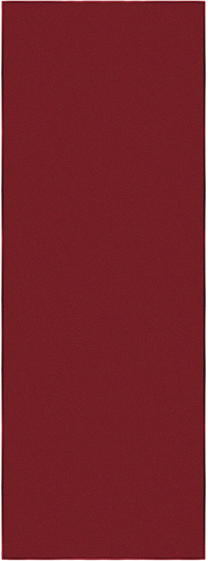 Ottomanson Hallway Runner Rug 1'10" x 6' Non Slip Solid Area Rugs Easy to Clean - Image 6