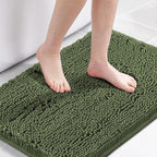 H.VERSAILTEX Bath Mats for Bathroom Non Slip Luxury Chenille Ultra Soft Bath by HVERSAILTEX