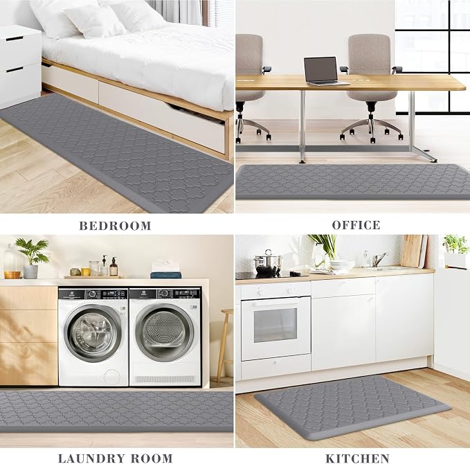 Kitchen Mat Cushioned Anti-Fatigue Floor Mat Water Resistant Non-Skid Kitchen - Image 7