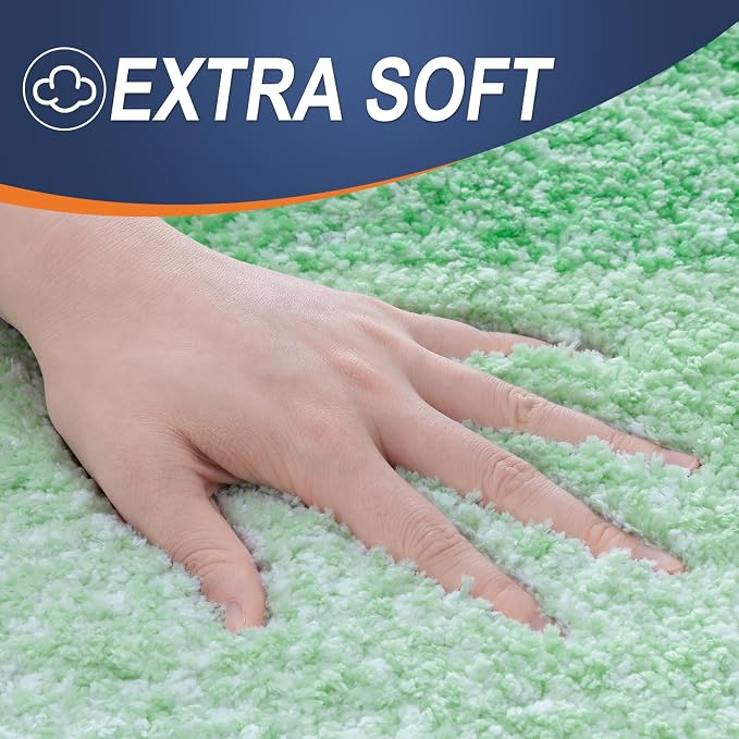 OLANLY Bathroom Rugs Mat 36x24, Extra Soft Absorbent Microfiber Bath Rugs - Image 2