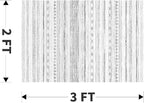 Small Area Rug-2x3 Entryway Rug Non Slip Washable Low Pile Indoor Door Mat - Image 2