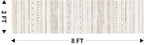 2x8 Runner Rug Machine Washable Non Slip Area Rug Distressed Neutral Moroccan - Image 2